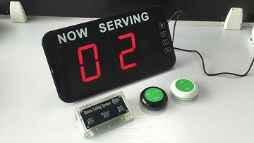 Wireless Take A Number System K-Q12+ K-O3-N K-GSN3 3 keys queue call button ( next recall last）