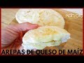 AREPAS DE QUESO COLOMBIANAS | Hechas con maíz cocido y molido. Son Espectaculares!!