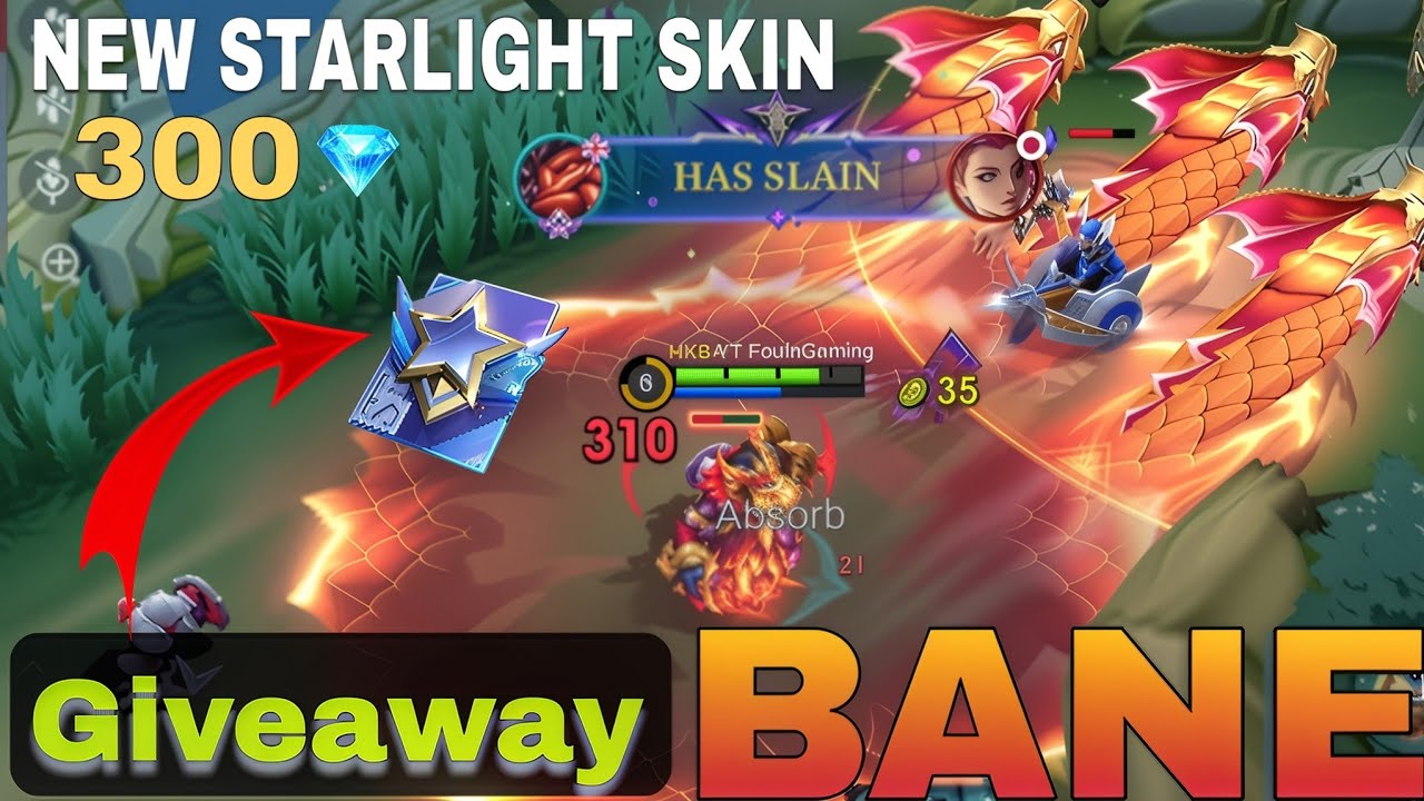 GIVEAWAY STARLIGHT CARD💎 + BANE STARLIGHT SKIN REVIEW - IS IT WORTH IT? | MOBILE LEGENDS