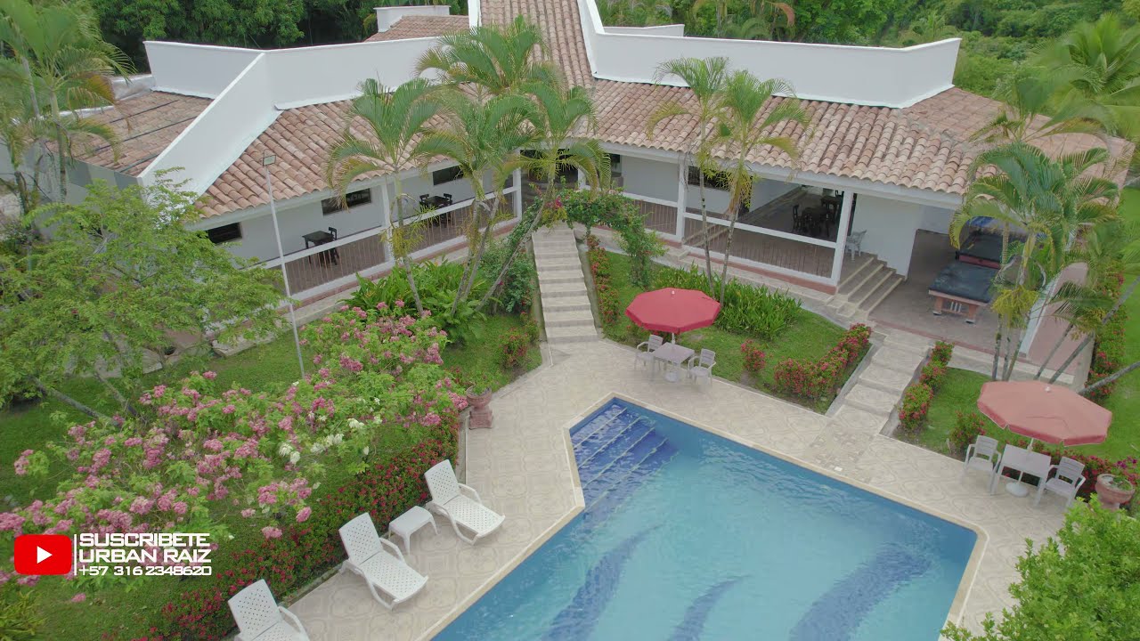 VENTA CASA FINCA Tropical Colombiana, San Jerónimo Antioquia, BOSQUE, FRUTALES, CANCHA, PISCINA