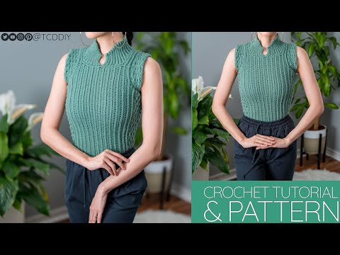 How to Crochet: Sleeveless Top | Pattern & Tutorial DIY