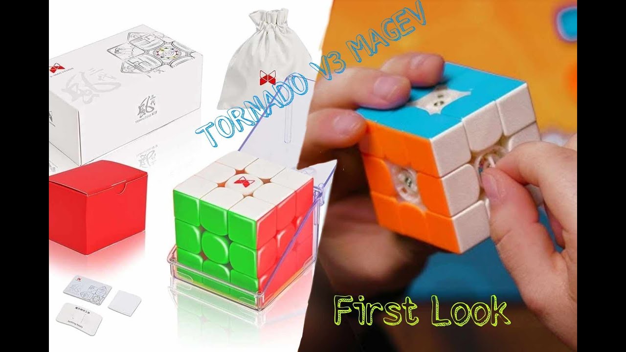 TORNADO V3 MAGLEV first look and review. Cube used by world record holders.. 