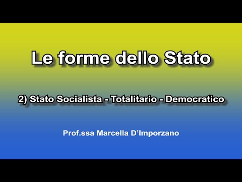 Video: Cosa significa stato socialista?