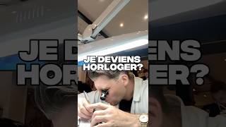 Initiation à l’horlogerie! #horlogerie #faitmain #artisan #handmade #watch