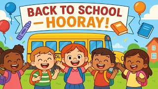 Back to School — Hooray! ✏️🚌 | Viral Kids Song for First Day of School | Tiny Tunes Studio