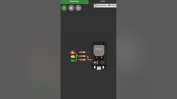 Traffic light with ESP32 - Simulation in Wokwi #esp32 #arduino