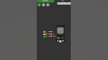 Traffic light with ESP32 - Simulation in Wokwi #esp32 #arduino