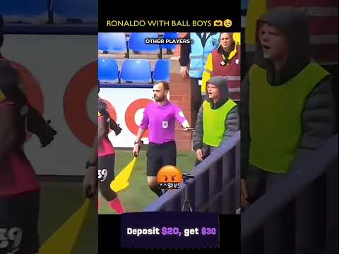Ronaldo and ball boys 😊😊 #football #cristianoronaldo #portugal #ronaldo #worldcup #worldcup2026