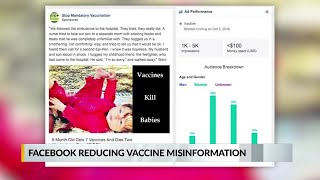 Facebook to limit anti-vaccination information