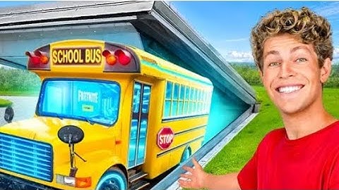 I built an Extreme school bus| Ben Azelart