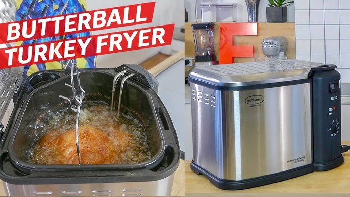  Masterbuilt 23011114 Butterball Indoor Electric Turkey Fryer,  XL: Turkey Fry Pots: Home & Kitchen