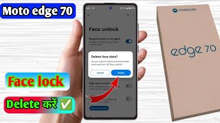 motorola edge 70 me face lock remove kaise kare, motorola edge 70 me face recognition hatana 