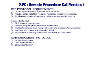 Remote Procedure Call Version 2 RPCv2