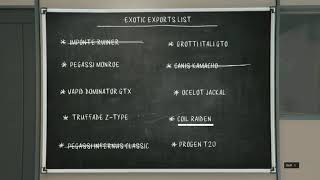 Gta Online Exotic Exports Location Coil Raiden