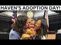 HAVEN&#39;S ADOPTION DAY! Officially a BASS! The BEST Christmas Gift an Adoptive Family could ask for!