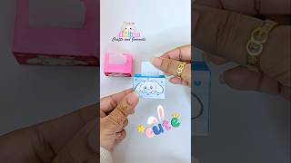 DIY Mini Tissue Paper Box Holder #shorts #aklimacraftsandjournals #tissuebox #ytshorts #tissueholder