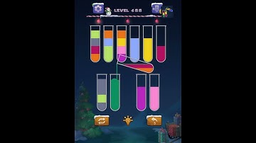 Water color sort puzzle level 488 ios android / Sort water color puzzle level 488 Ios Apk #shorts