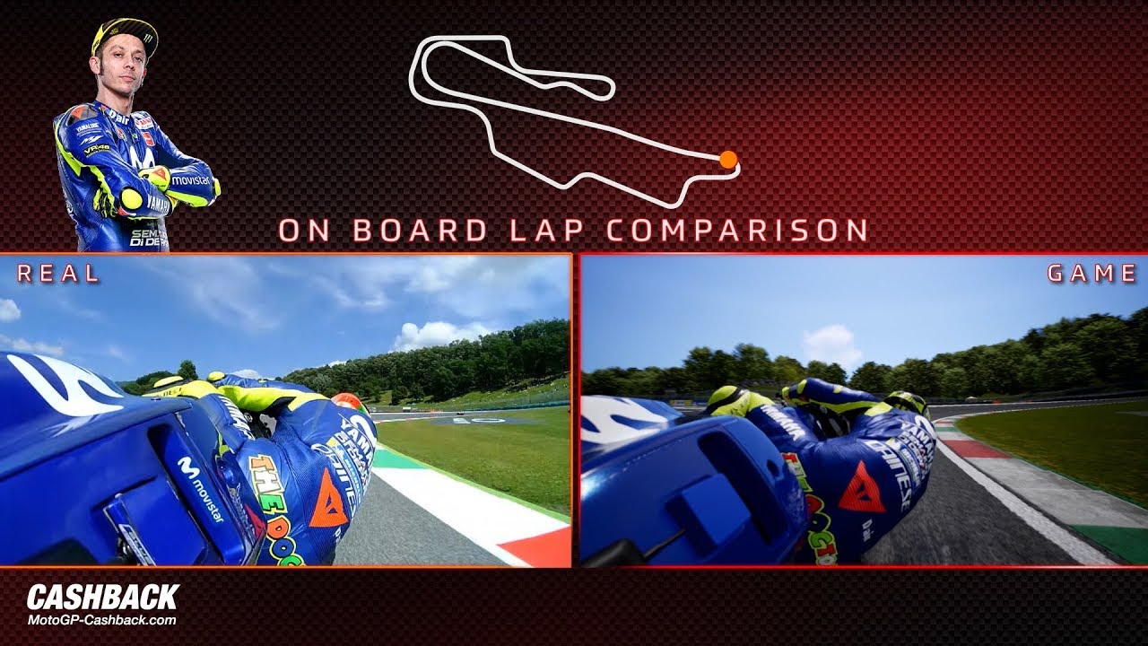 Rossi comparison lap: MotoGP18 vs real life!