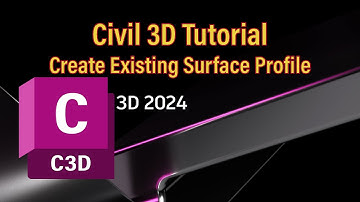 Civil 3D Tutorial l Create Existing Surface Profile l Civil 3D
