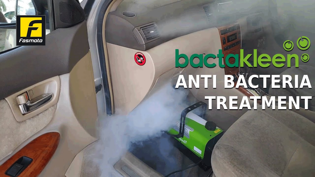 Bactakleen Automotive AntiBacteria Treatment Available Now at Fasmoto
