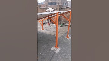 Solar L3 structure with fixed tilt angle #solar #solarsystem  @arslantech8596