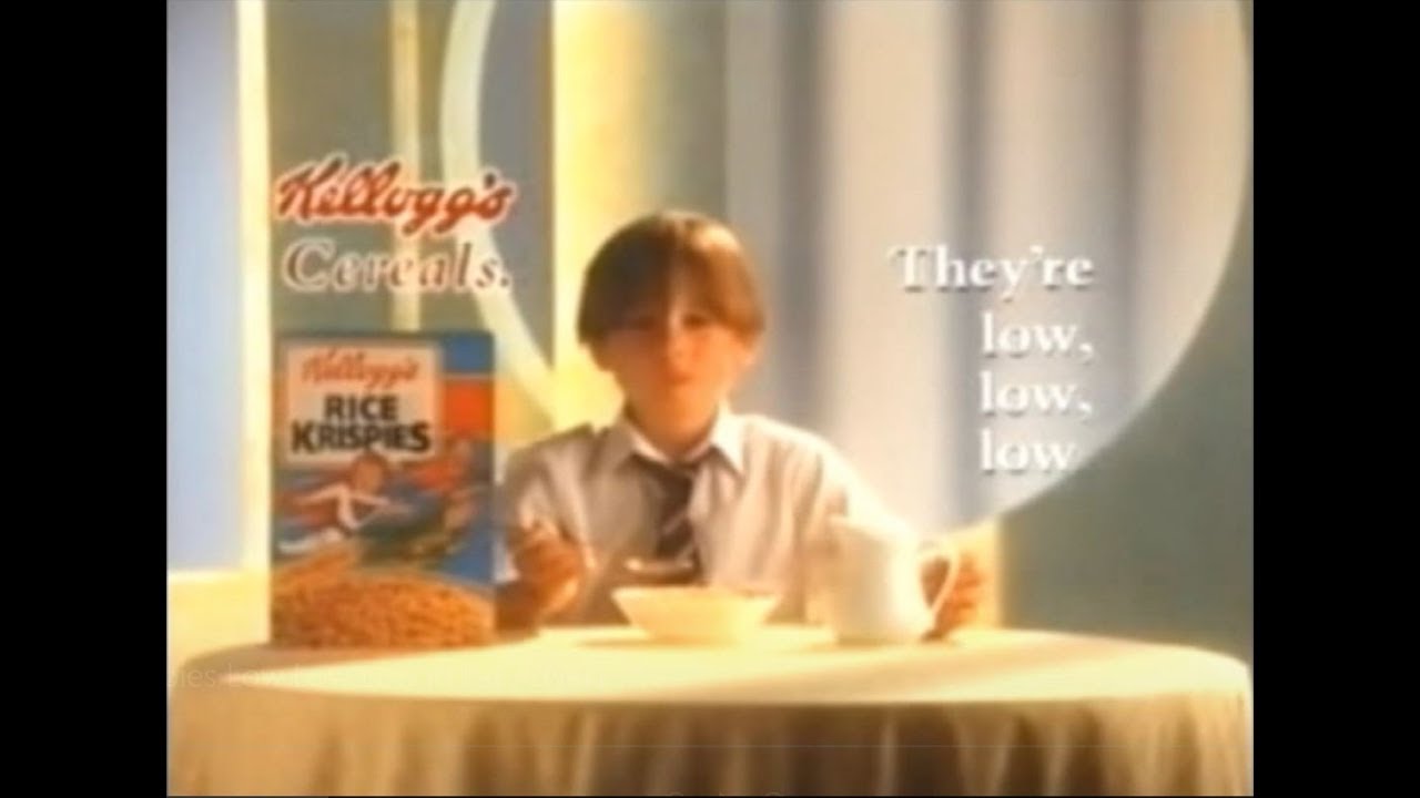 1992 Rice Krispies Low Low Low in Fat Advert YouTube