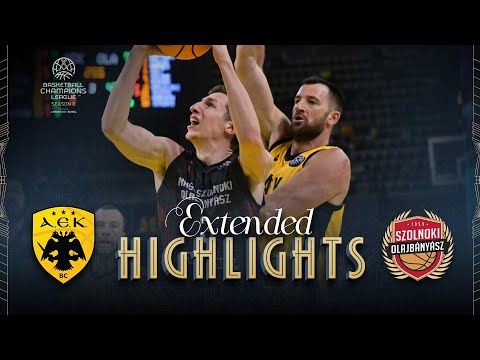AEK BC v NHSZ-Szolnoki Olajbanyasz | Full Game Highlights | #BasketballCL 2025-26