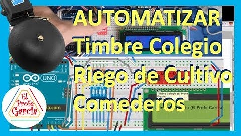✅ Como Automatizar Timbre de Colegio, Riego de Cultivos, Comedero de Animales