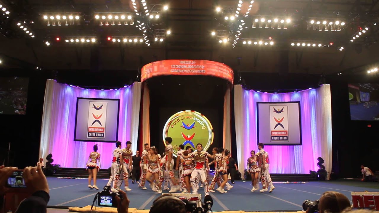 Team Thailand Worlds 2014 Coed Cheer