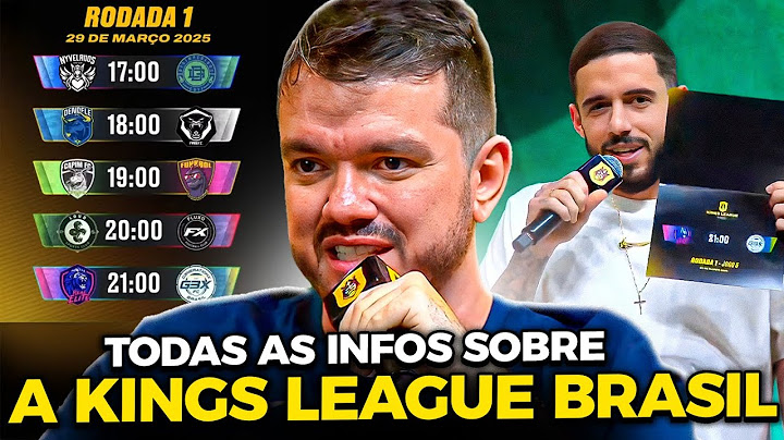 TUDO SOBRE A KINGS LEAGUE BRASIL! - LIVE DE ANÚNCIO COMPLETA.