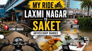 Bike ride to client place. A day vlog in Articleship phase