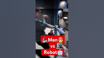 Man vs Robot Fight 🤖🔥 | जब इंसान और मशीन आमने-सामने हुए! #shorts #robot