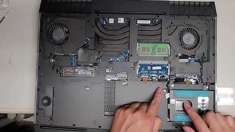 Alienware 17 R5 Disassembly RAM SSD Hard Drive Upgrade Repair