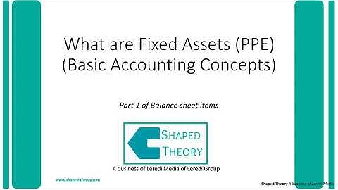 What are Fixed Assets in Accounting - Part 1