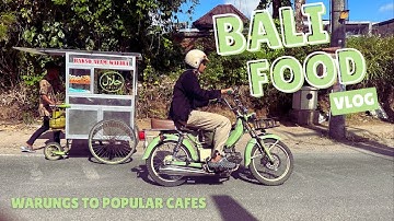 What We Ate in Bali 🇮🇩 | Street Food, Nasi Goreng, Coconut Ice Cream & Local Cafés (2025)