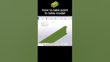How to take point in tekla structure #engineering