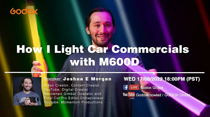 How I light a car commerical with Godox #M600D