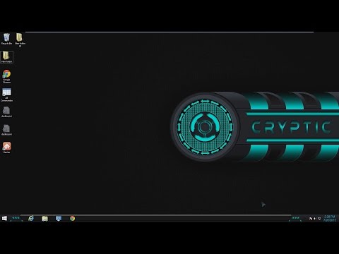 Cryptic Aqua - Theme for Windows 7/8/10