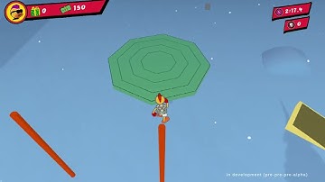 Punk Duck Jumps - Acrobatic platform testing (3D platformer;  Unity devlog 2025.02.17)