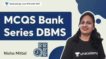MCQS Bank series DBMS | NTA UGC NET | Nisha Mittal