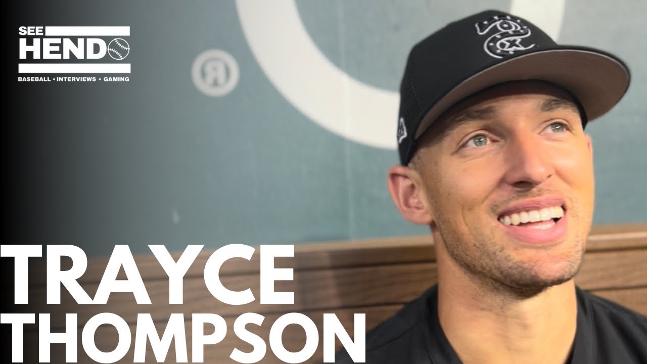 Trayce Thompson talks growing up with brother klay Thompson, MLB the show,  all time MLB outfielders 