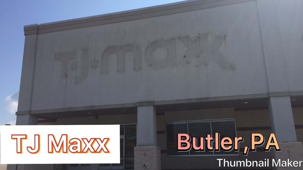 (RARE) Abandoned TJ Maxx Butler,PA (Clearview Mall Butler) YouTube