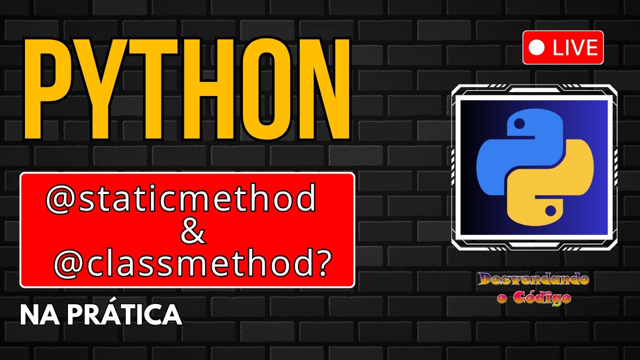 Métodos @staticmethod e @classmethod em Python | Explicação Simples ...