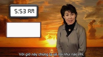 Bài 4: Cách nói giờ trong tiếng Nhật