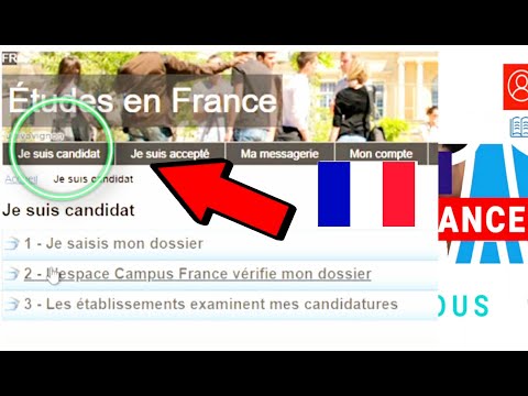 TOUT LE SITE CAMPUS FRANCE EXPLIQUÉ DE A à Z : réussir la procédure études en France
