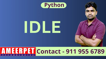 IDLE in Python | By Srinivas | Ameerpet Technologies