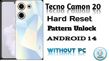 Tecno Camon 20 Hard Reset | Tecno (CK6) Pattern Lock Remove Without Pc 100% Working