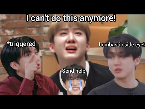 Seo Changbin being DONE with Stray Kids for 8 minutes straight