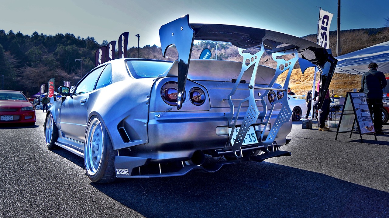 Как Япония поддерживает культуру тюнинга Nissan Skyline R34
