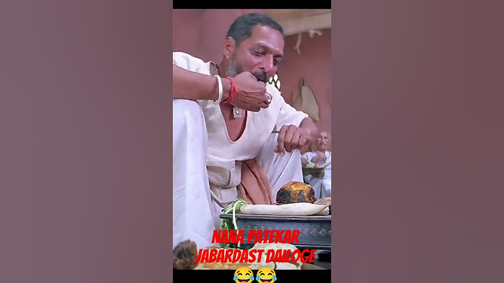 khao na dabake !!pel ke khaoge to rel ke maroge!!😅☺ nana patekar super dialogue #short#video 😳😳😅😅☺☺😂